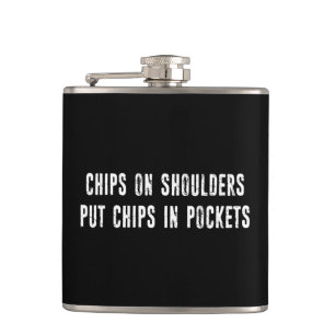 Petaca Los Chips En Los Hombros Ponen Chips En Los Bolsil