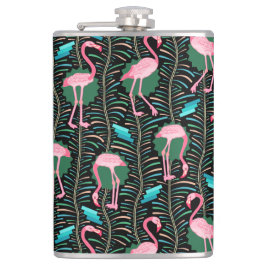 Petaca Los helechos de los pájaros 20s Deco del flamenco