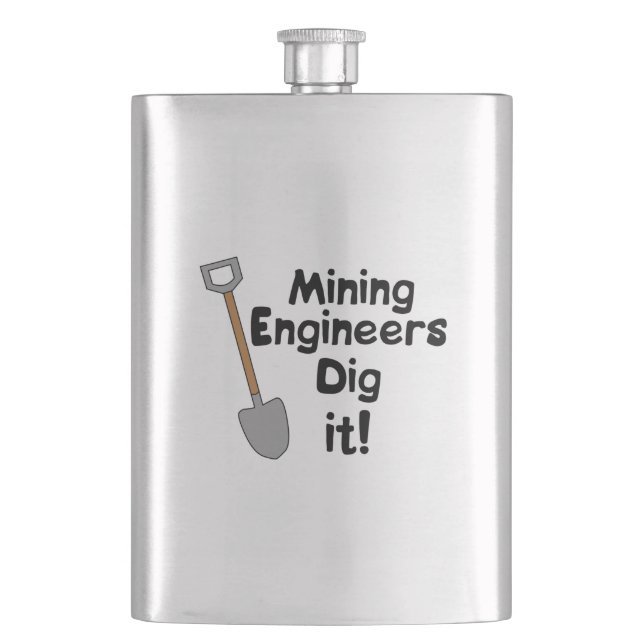 Petaca Los ingenieros de minas lo excavan (Anverso)