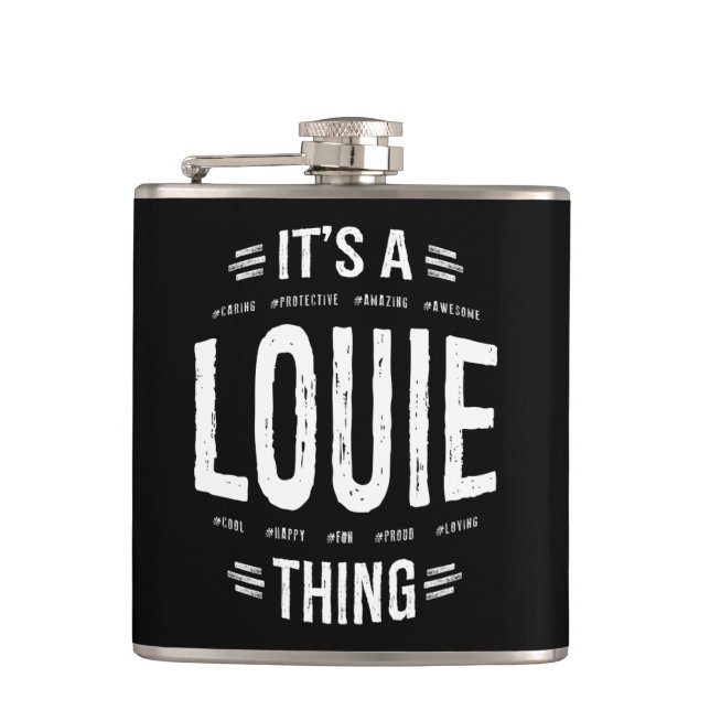 Petaca Louie Thing Name Funny (Anverso)