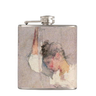 Petaca Louise, chica bretón (w/c en el papel)