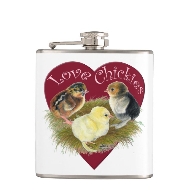 Petaca Love Chickies (Anverso)