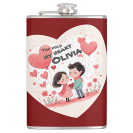 Petaca love Flask