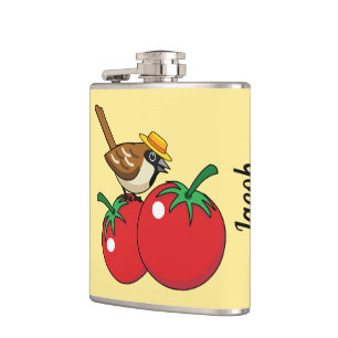 Petaca Lover Sparrow Orgánico come tomate rojo Añadir n
