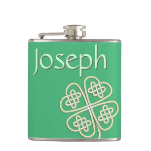 Petaca Lucky Celtic Clover Flask