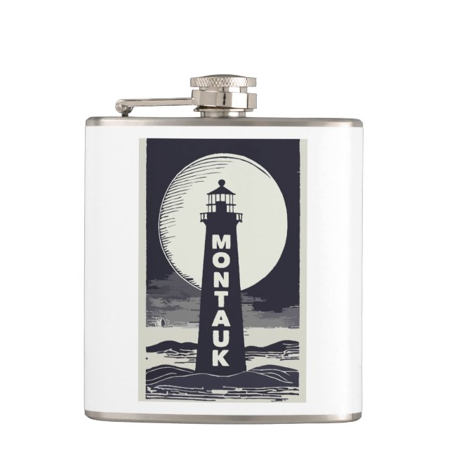 Petaca Luna de Faro de Montauk Point (Anverso)