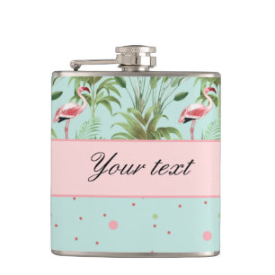 Petaca Lunares rosados de los flamencos