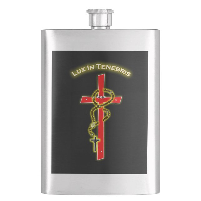 Petaca Lux in Tenebris - Rosary 01 (Anverso)