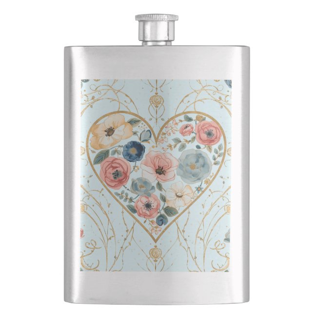 Petaca Luxury, Valentine's Day, Flowers of My Heart (Anverso)