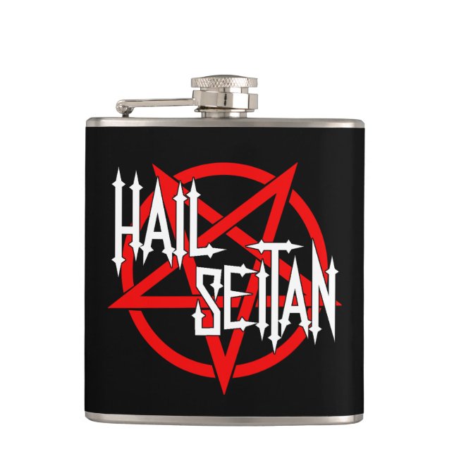 Petaca \m/ Hail Seitan \m/ Flask (Anverso)