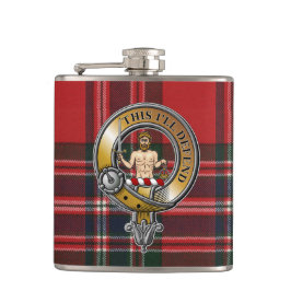 Petaca MacFarlane Tartan & Badge