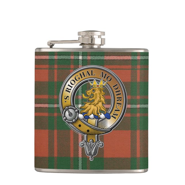 Petaca MacGregor Tartan & Badge (Anverso)