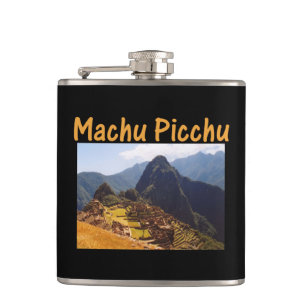 Petaca Machu Picchu ruina el amanecer en el Perú