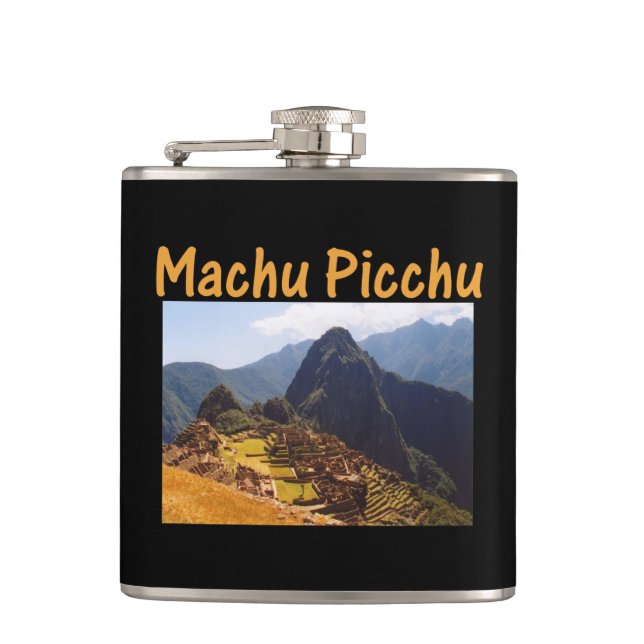 Petaca Machu Picchu ruina el amanecer en el Perú (Anverso)