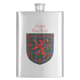 Petaca MacKay Tartan Scottish Plaid Lion Rampant