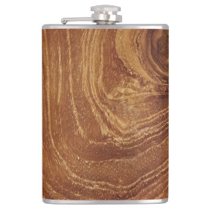 Petaca Madera de madera de teca rústica de madera textura