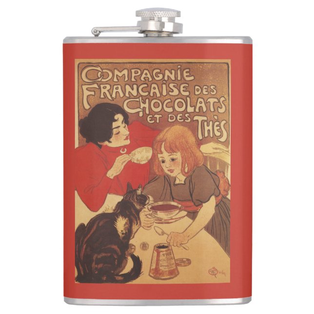 Petaca Madre e hija del Co del chocolate y del té (Anverso)