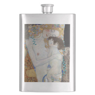 Petaca Madre y Niño por Gustav Klimt