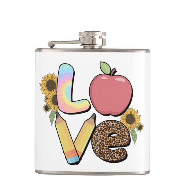 Petaca Maestro de amor y estudiante (Anverso)