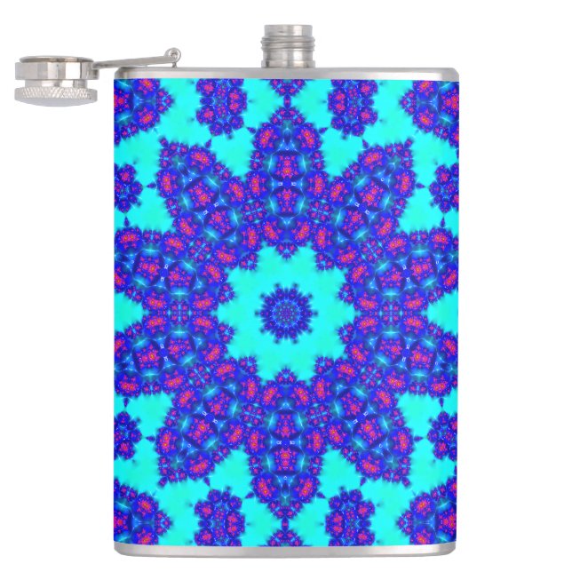 Petaca Magic Blue kaleidoscope flourished (Abierto)