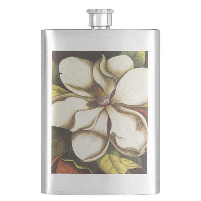 Petaca magnolia vintage moderna (Anverso)