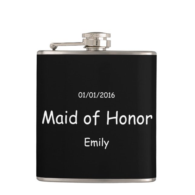 Petaca Maid of Honor | BODA (Anverso)