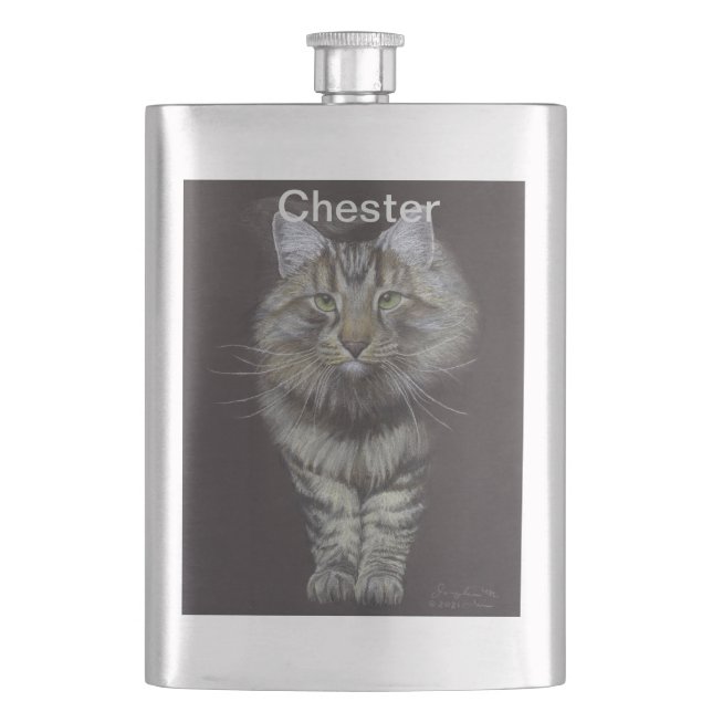 Petaca Maine Coon Cat (Anverso)