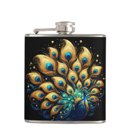 Petaca Majestic Peacocks Dance