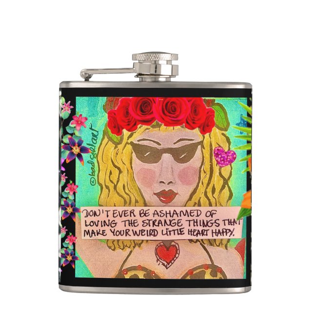 PETACA MAL CHICA FLASK (Anverso)