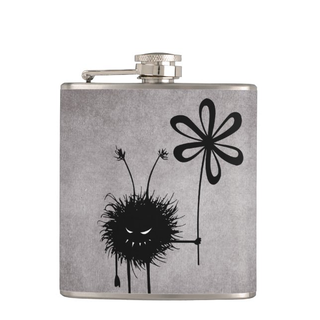 Petaca Mal Flor Bug - Criatura gótica vintage (Anverso)