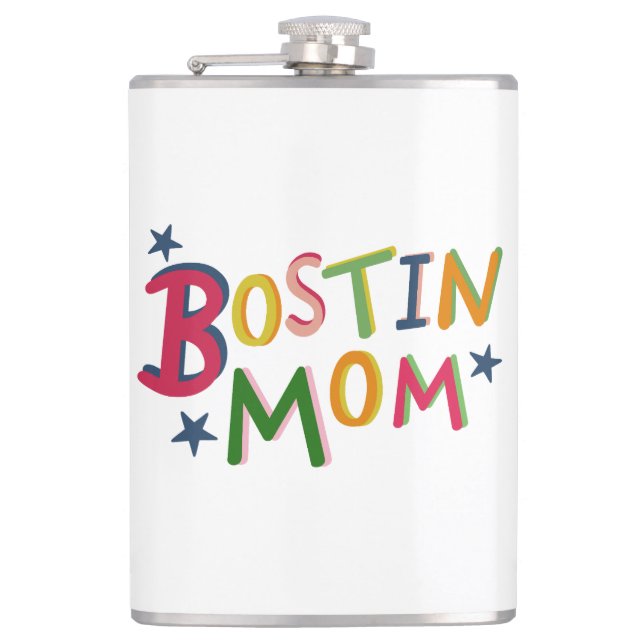Petaca Mamá de Bostin personalizada Carne de cadera de ca (Anverso)
