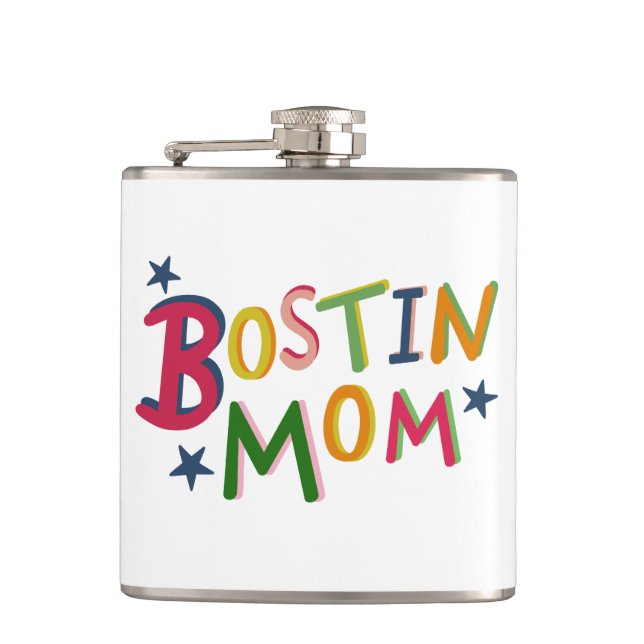 Petaca Mamá de Bostin personalizada Carne de cadera de ca (Anverso)