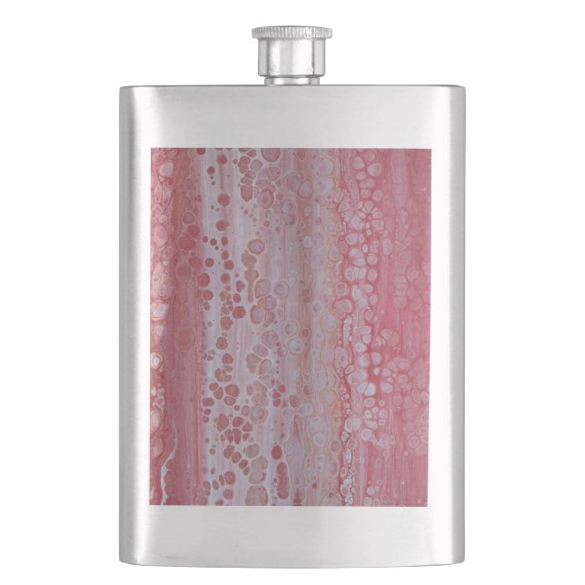 Petaca Manchas rojas y rosadas  (Anverso)