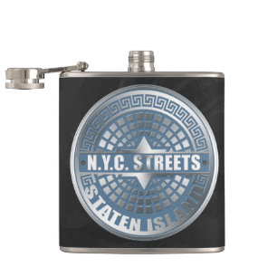 Petaca Manhole Staten Island Blue