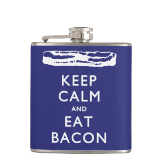 PETACA MANTENER LA CALMA Y COMER BACON