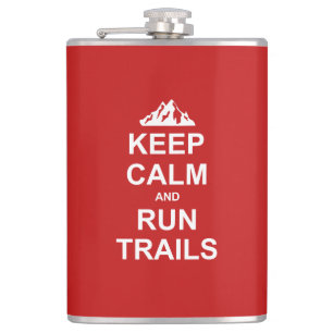 Petaca Mantener La Calma Y Correr Los Rasgos Ultra Correr