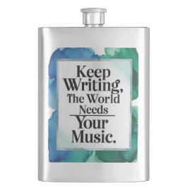 Petaca Manténgase Viendo Que El Mundo Necesita Su Música