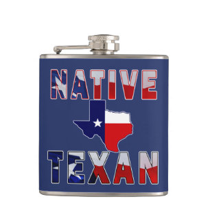 Petaca Mapa de la bandera de texto nativa