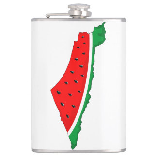 Petaca Mapa de Palestina sandía símbolo de la libertad