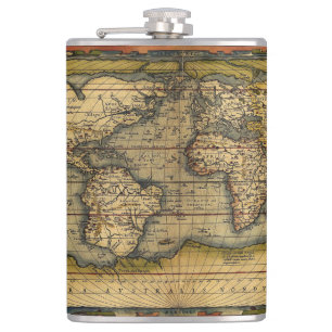 Petaca Mapa de Viejo Mundo