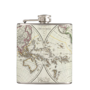Petaca Mapa del atlas de París