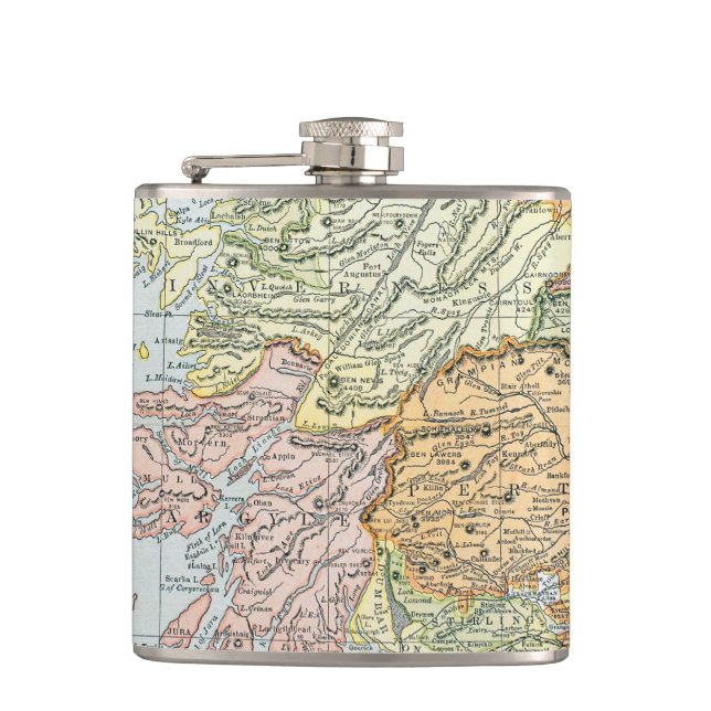 PETACA MAPA: ESCOCIA (Anverso)