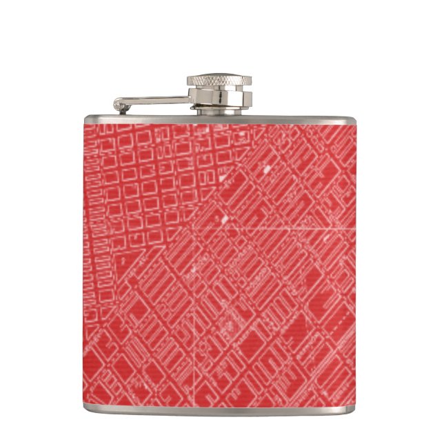 Petaca Mapa gráfico de San Francisco (Anverso)