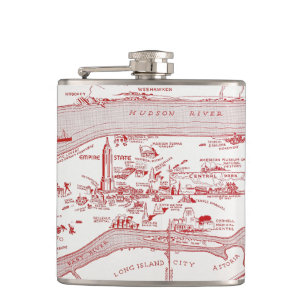 Petaca MAPA: MANHATTAN, c1935