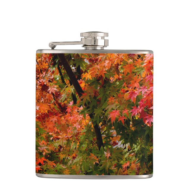 Petaca Maple japonés en caída (Anverso)