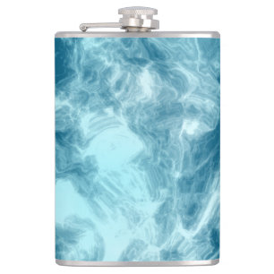 Petaca Marble de agua azul