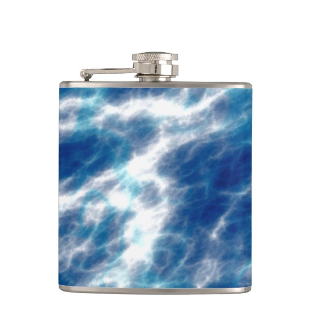 Petaca Marble de agua azul (Anverso)