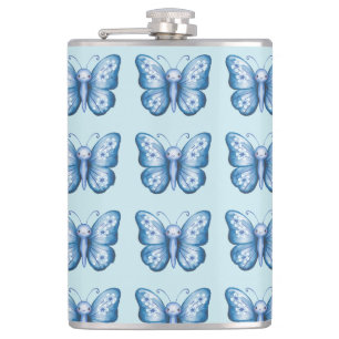 Petaca Mariposa azul