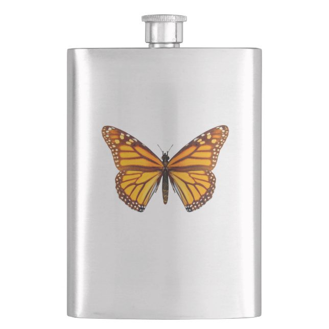 Petaca Mariposa Monarca (Anverso)