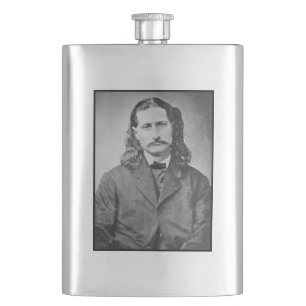 Petaca Mariscal Wild Bill Hickok pistolero del viejo oest